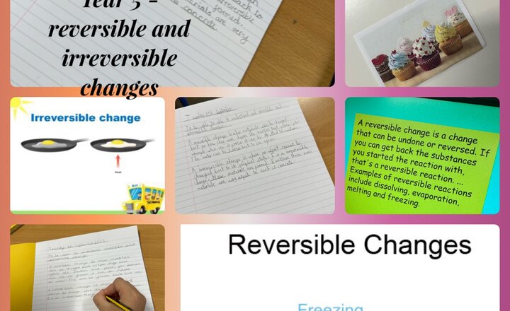 Image of Year 5 - Reversible and irreversible changes  