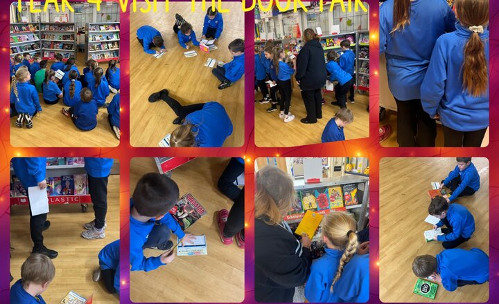 Image of Year 4 Visit the Book Fair 