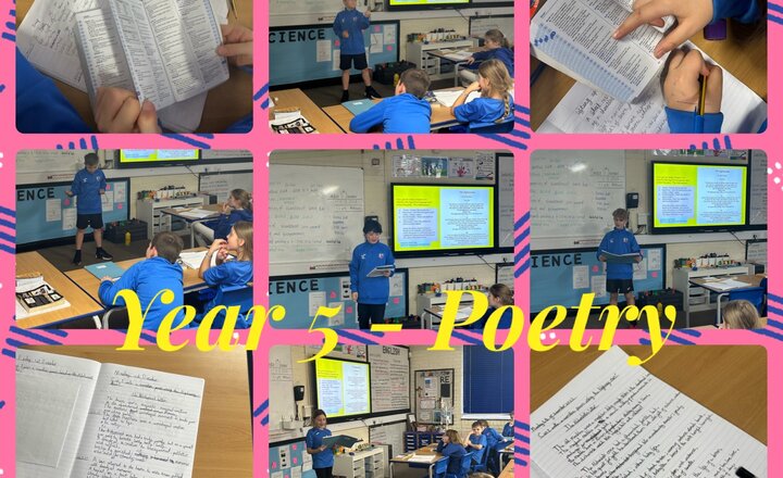 Image of Year 5 - Poetry