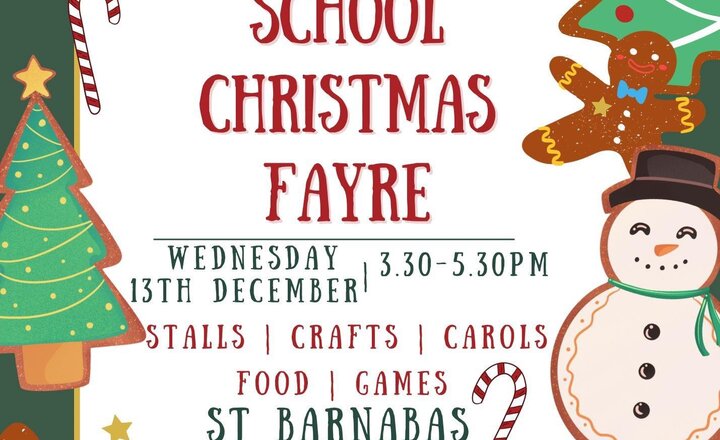Image of Save the Date for our Christmas Fayre