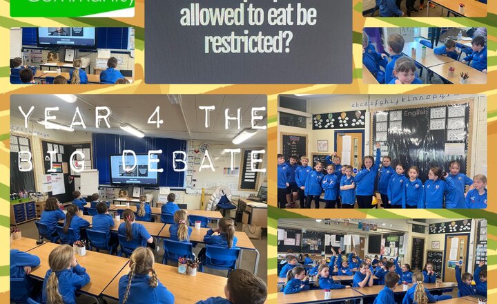 Image of Year 4- The Big Debate - should we put restrictions on fast food intake? 