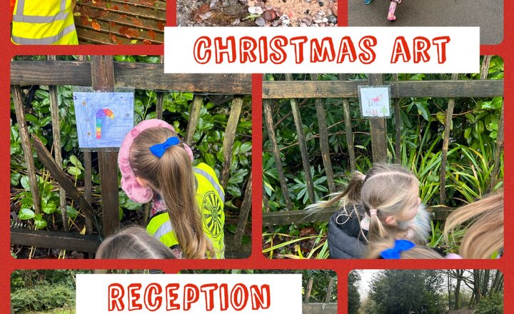 Image of Reception: Christmas Artwork visit to the Rose Garden