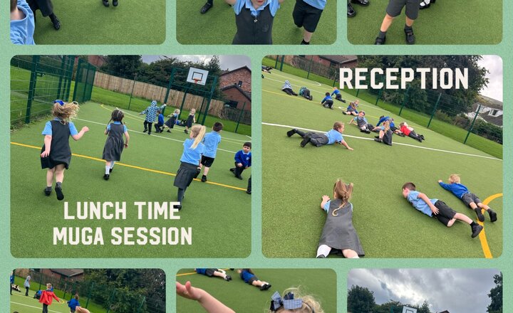 Image of Reception- Lunch time MUGA session.