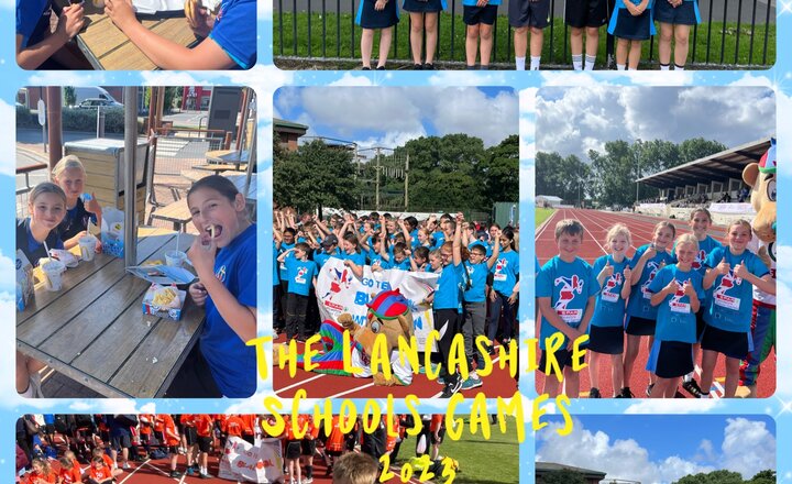 Image of St Barnabas represent the district in The Lancashire School Games 2023
