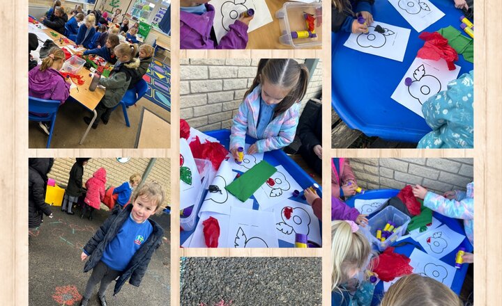 Image of EYFS/KS1 Remembrance lunch time crafts 
