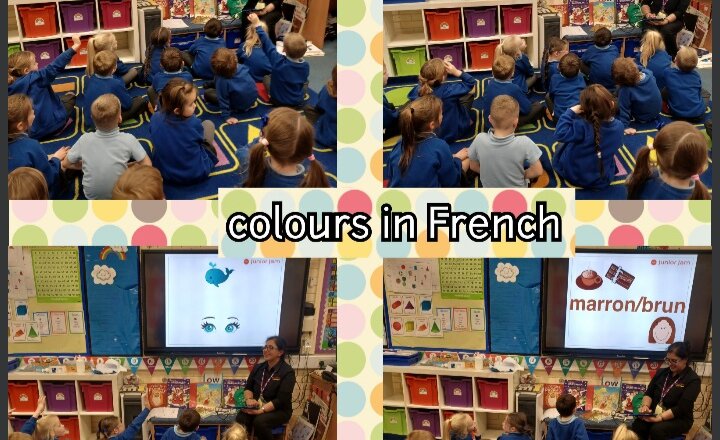 Image of Year 1- colours in French