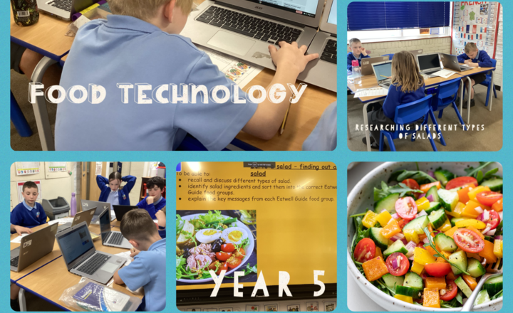 Image of Year 5- Food Technology- Researching the different types of salads