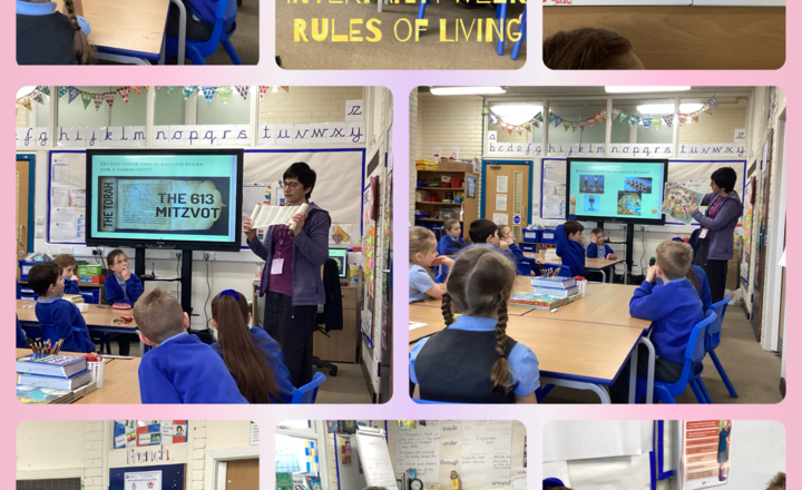 Image of Year 3- Interfaith week- Rules of living session by a Jewish visitor
