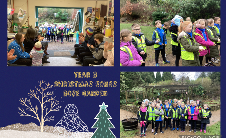 Image of Year 3- Whitehall Park- Singing Christmas songs and admiring the Artwork