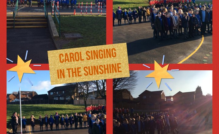 Image of Carol singing in the sunshine! 