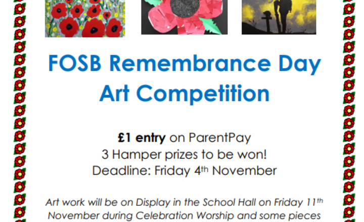 Image of FOSB Remembrance Day Art Competition
