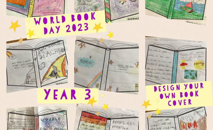Image of Year 3 World Book Day: Design your own book cover competition 